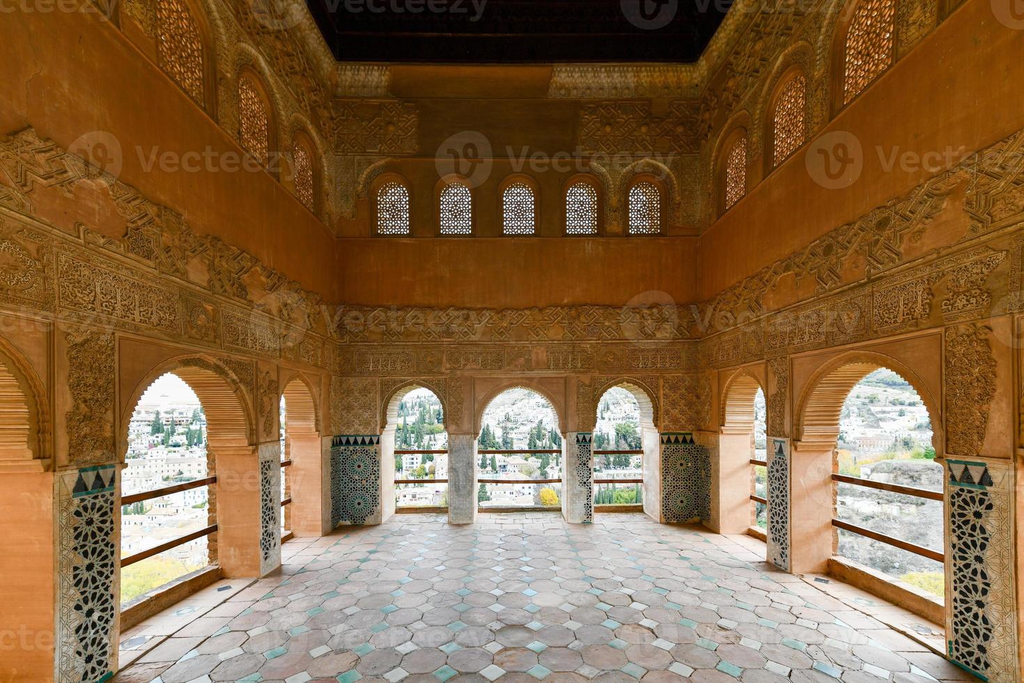 torre de las Damen Innerhalb von das Alhambra Festung im Granada, Spanien. foto