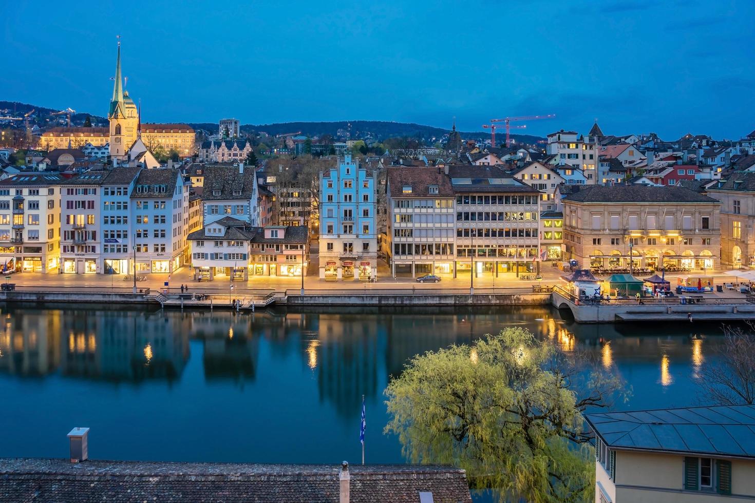 Blick auf Zürich, Schweiz foto