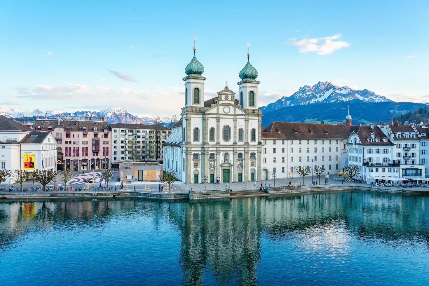 Jesuitenkirche in Luzern, Schweiz foto