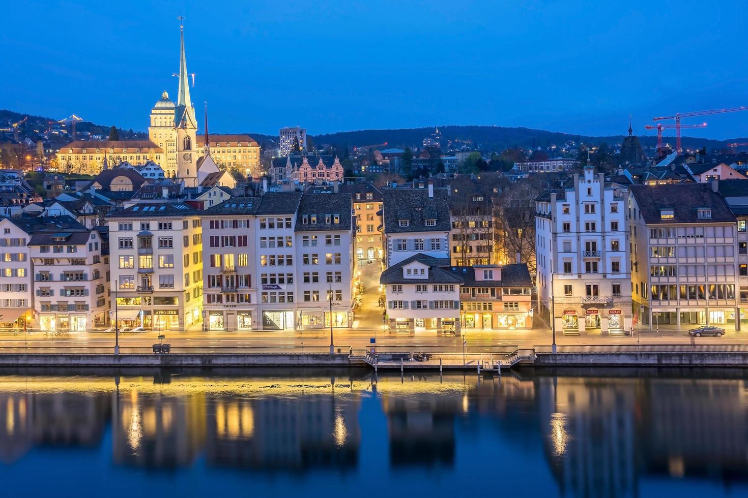 Blick auf Zürich, Schweiz foto