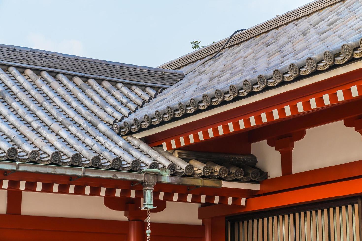 Sensoji-Tempel in Asakusa-Gebiet, Tokio, Japan foto