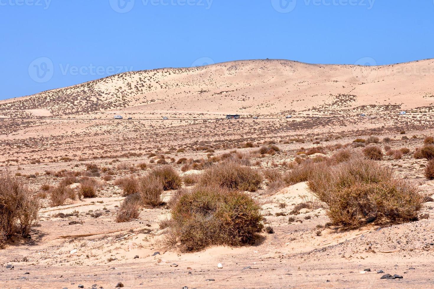 malerische Wüstenlandschaft foto