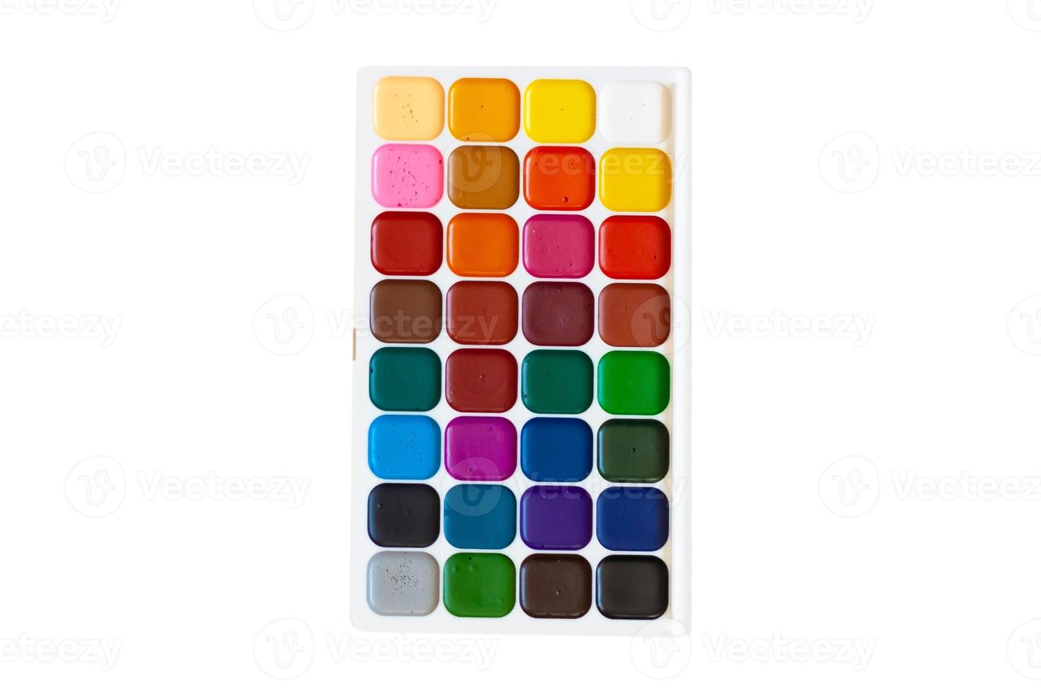 2635 farbig Palette Farben isoliert auf ein transparent Hintergrund foto