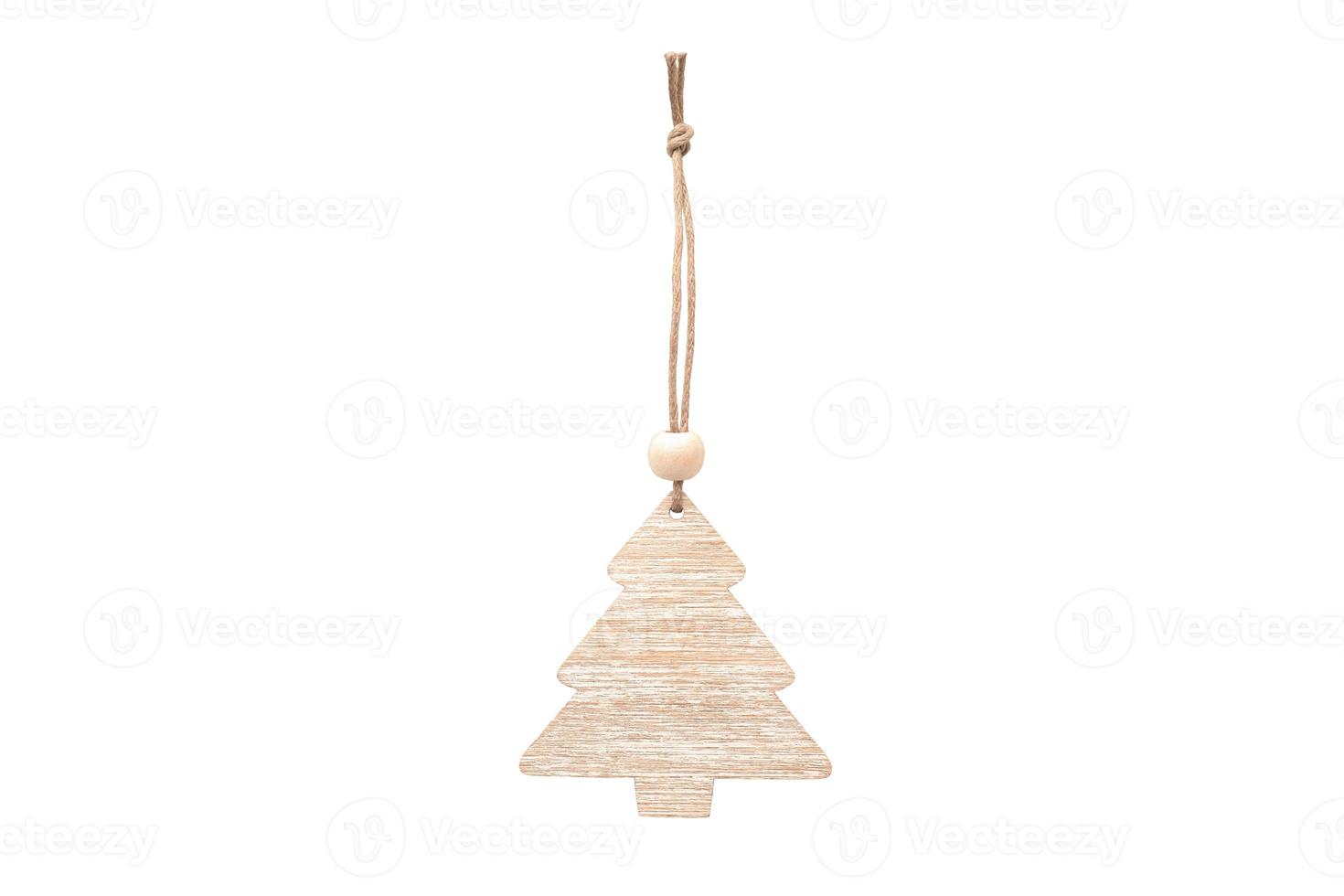 6628 Beige Weihnachten Baum Dekor isoliert auf ein transparent Hintergrund foto