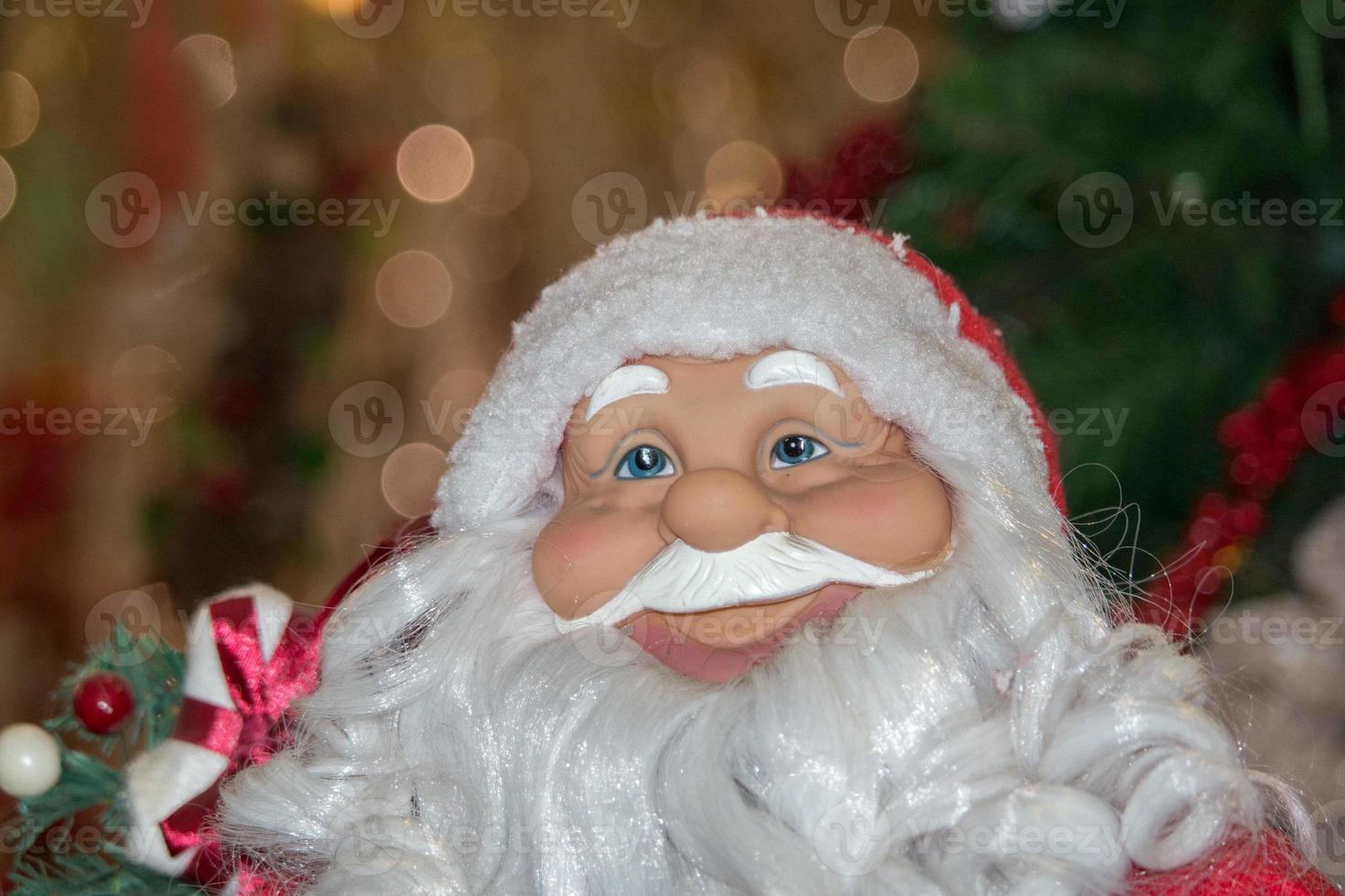 weihnachtsmann gesicht nahaufnahme detail foto