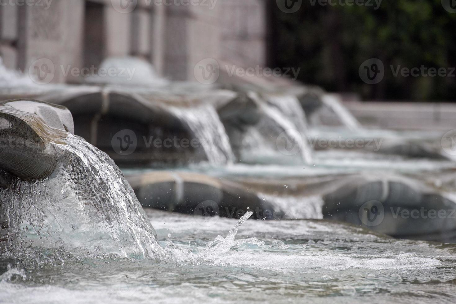 Süßwasserbrunnen Detail Nahaufnahme foto