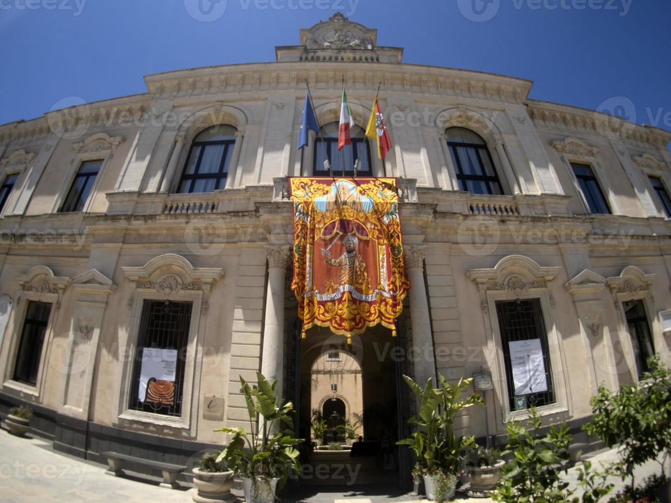 palazzolo acreide sizilien barockdorf foto