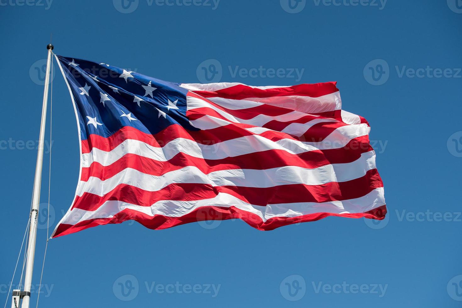 fort mchenry baltimore usa flagge beim winken foto