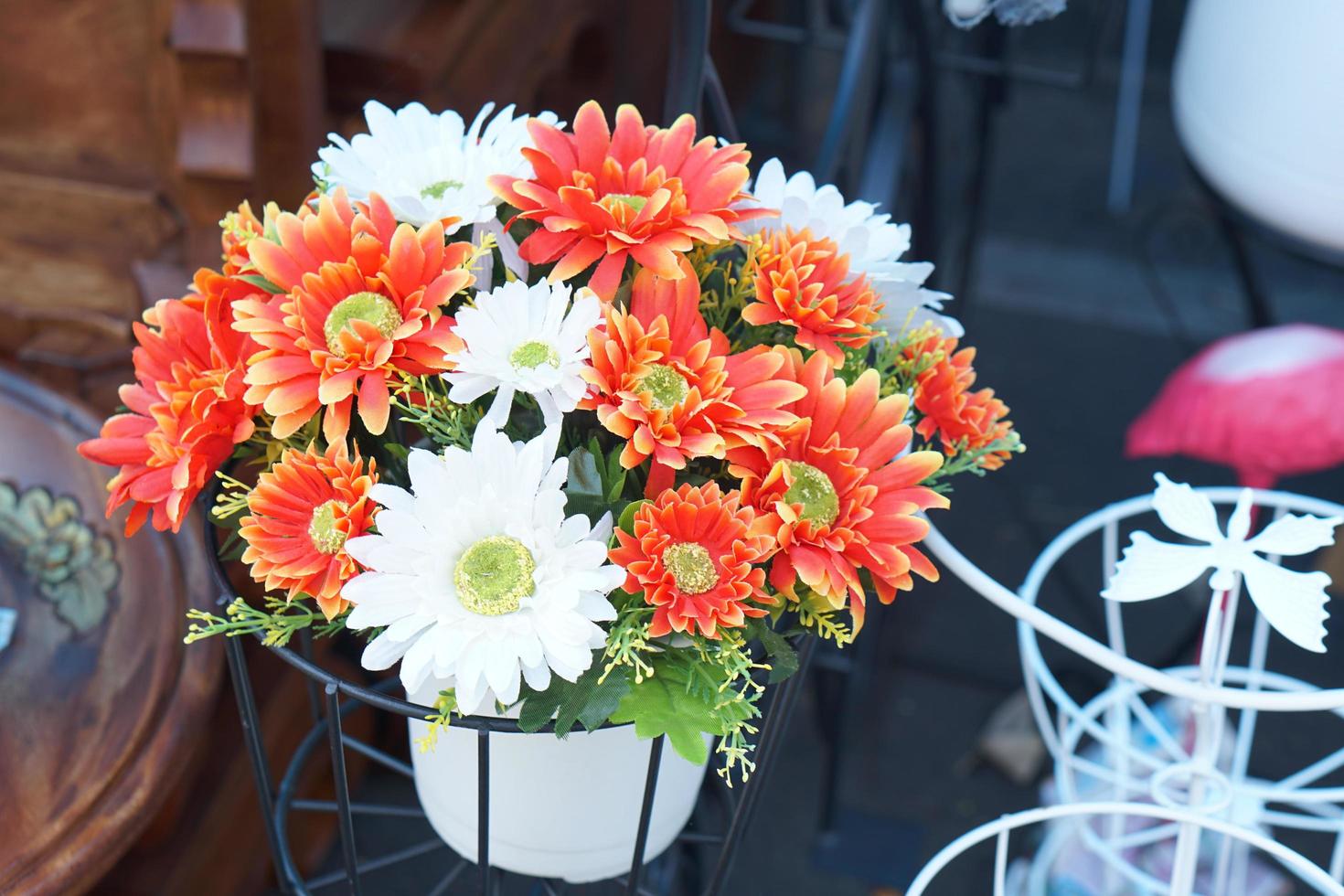 Fälschung Blumen zum Zuhause Dekoration foto