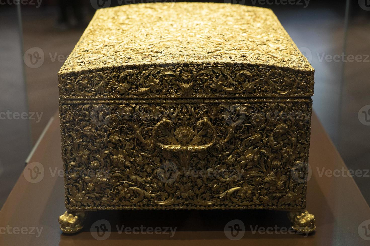 Gold Renaissance Truhe Schatz Box foto