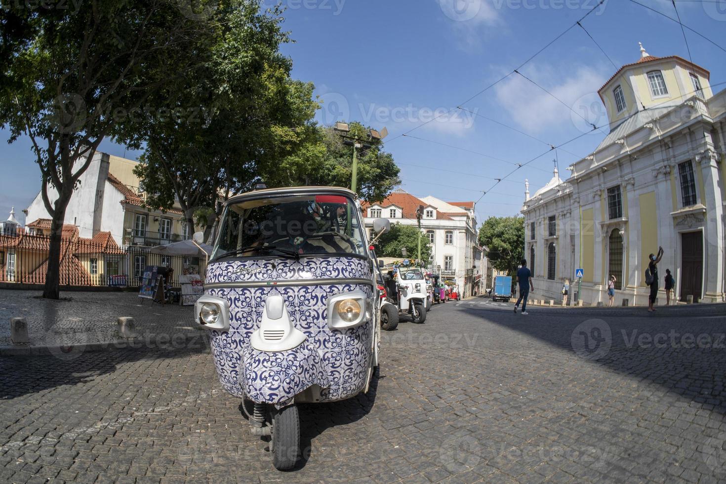 Lissabon Tuk Tuk Stadt Tour foto