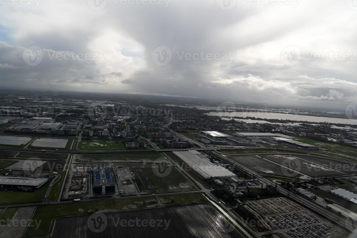 amsterdam schipol area flughafen luftbild panorama foto