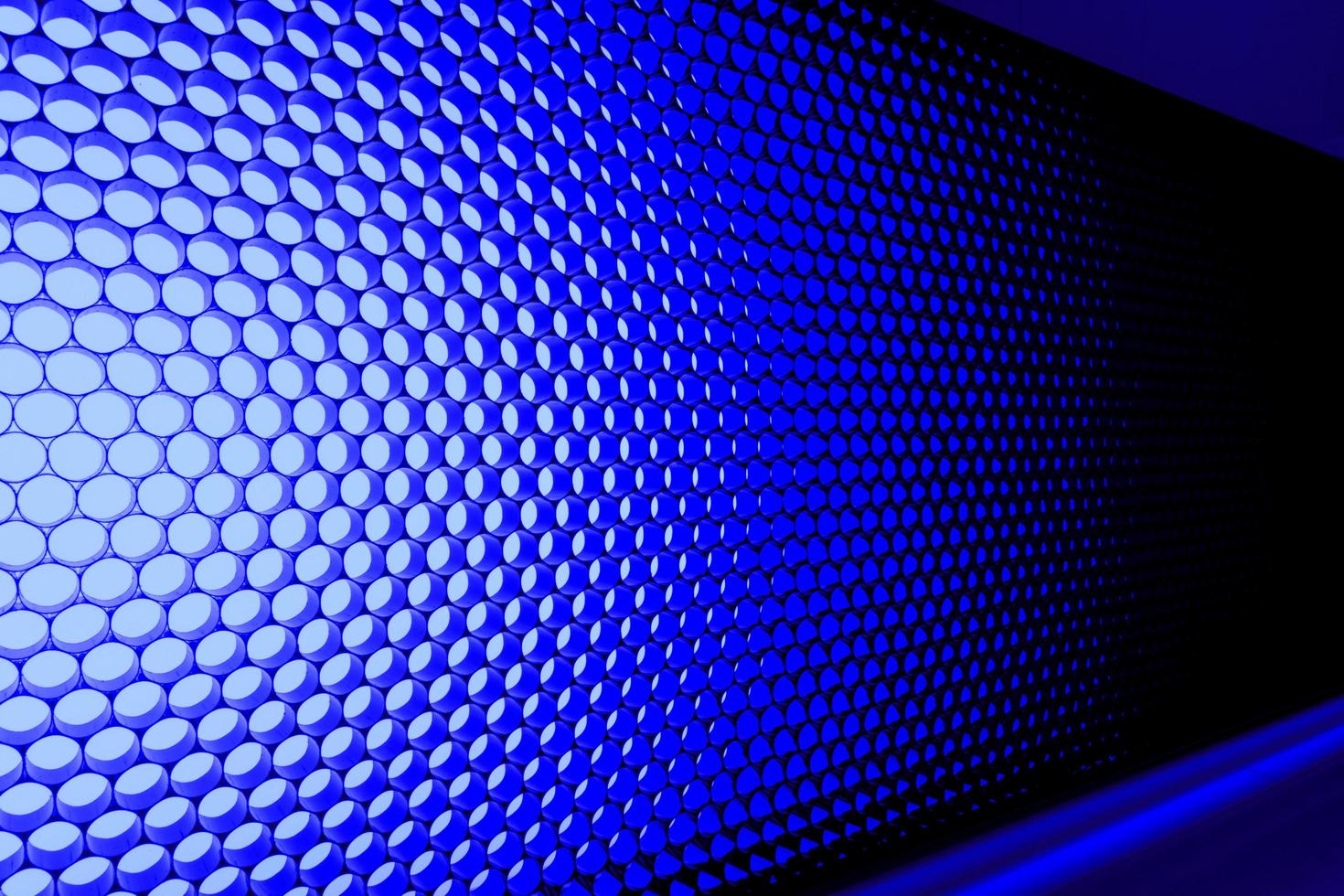Panel der blauen LED-Beleuchtung foto