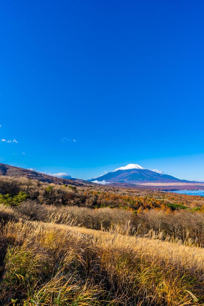 Fuji Berg am Yamanakako oder Yamanaka See in Japan foto