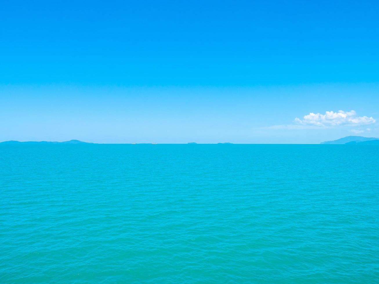 schönes tropisches Meer foto