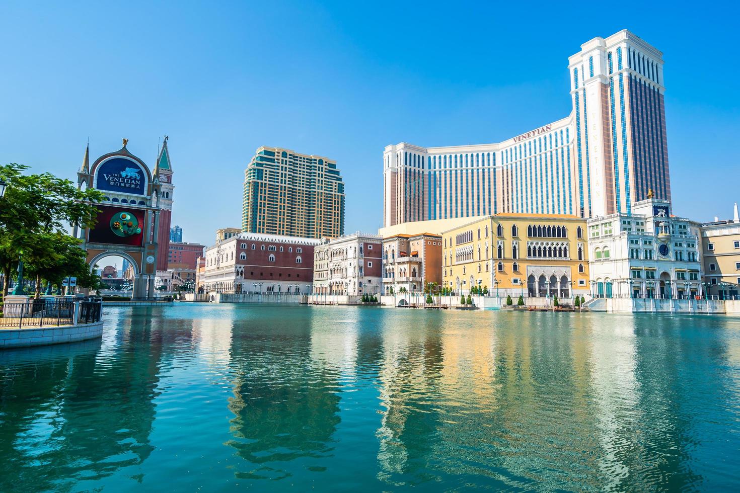 Gebäude der Stadt Macau foto