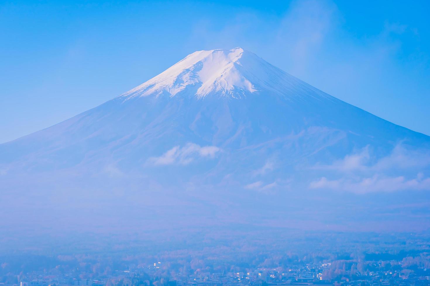 mt. Fuji in Japan im Herbst foto