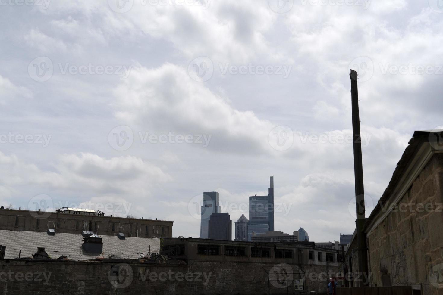 Altes verlassenes Gefängnis in Philadelphia foto