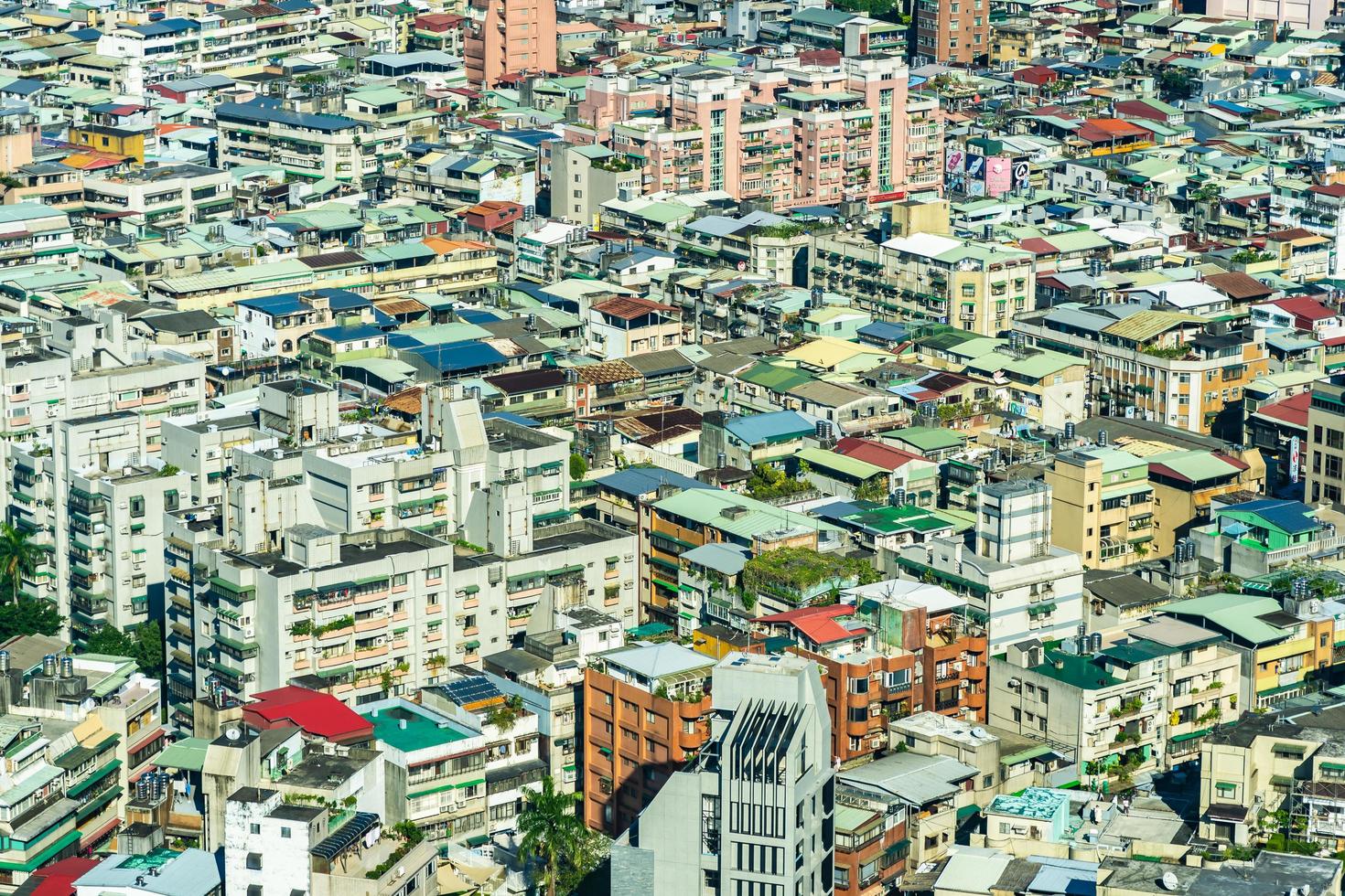 Stadtbild der Stadt Taipeh in Taiwan foto