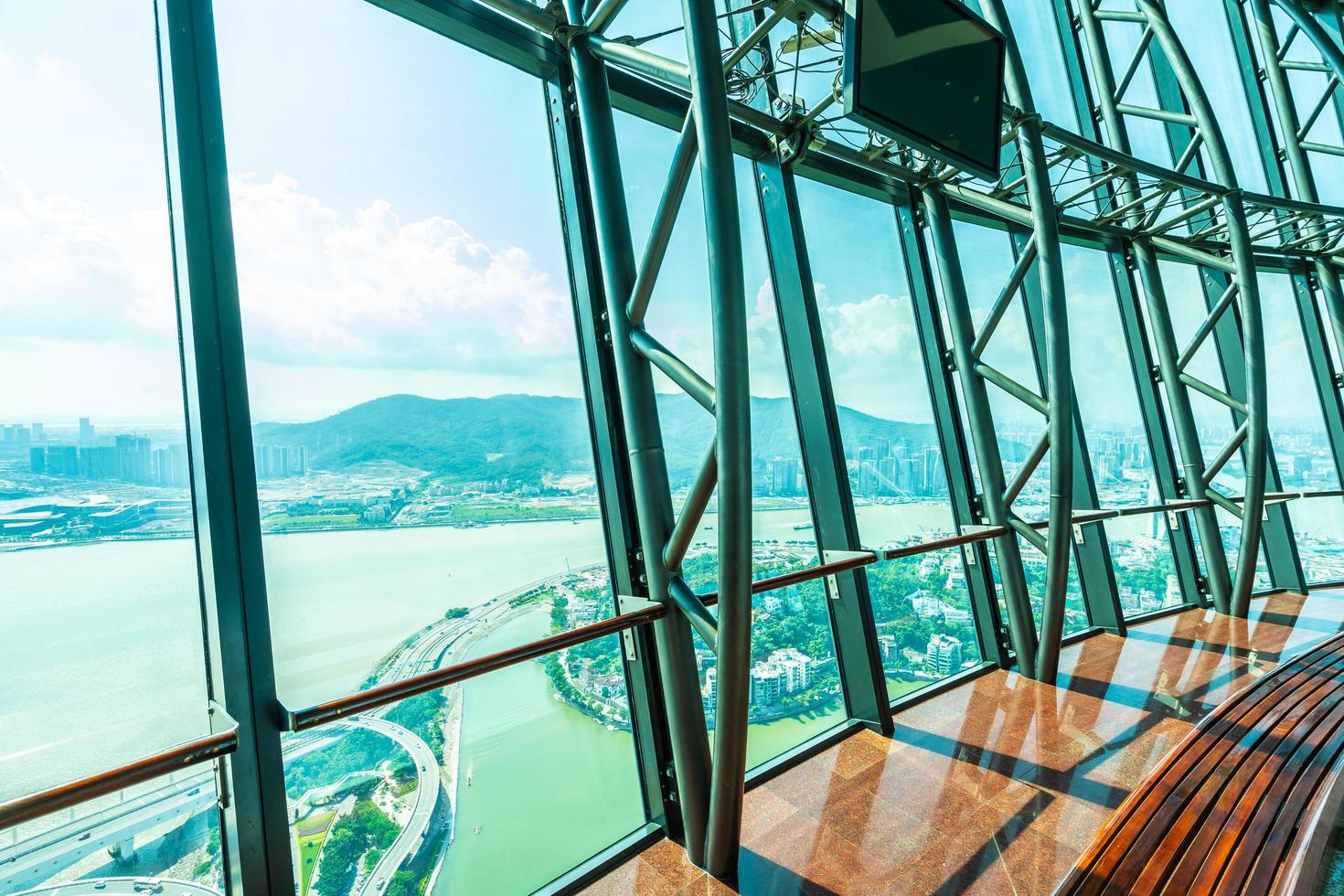 Innenraum des Macau Tower, Macau City, China, 2018 foto