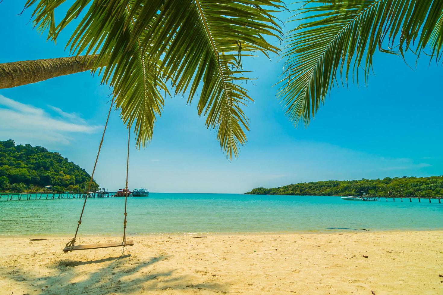 schöner tropischer Strand foto