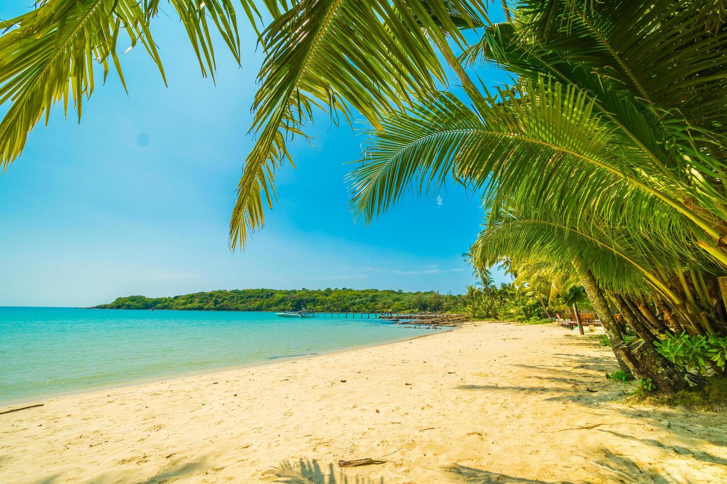 schöner tropischer Strand foto