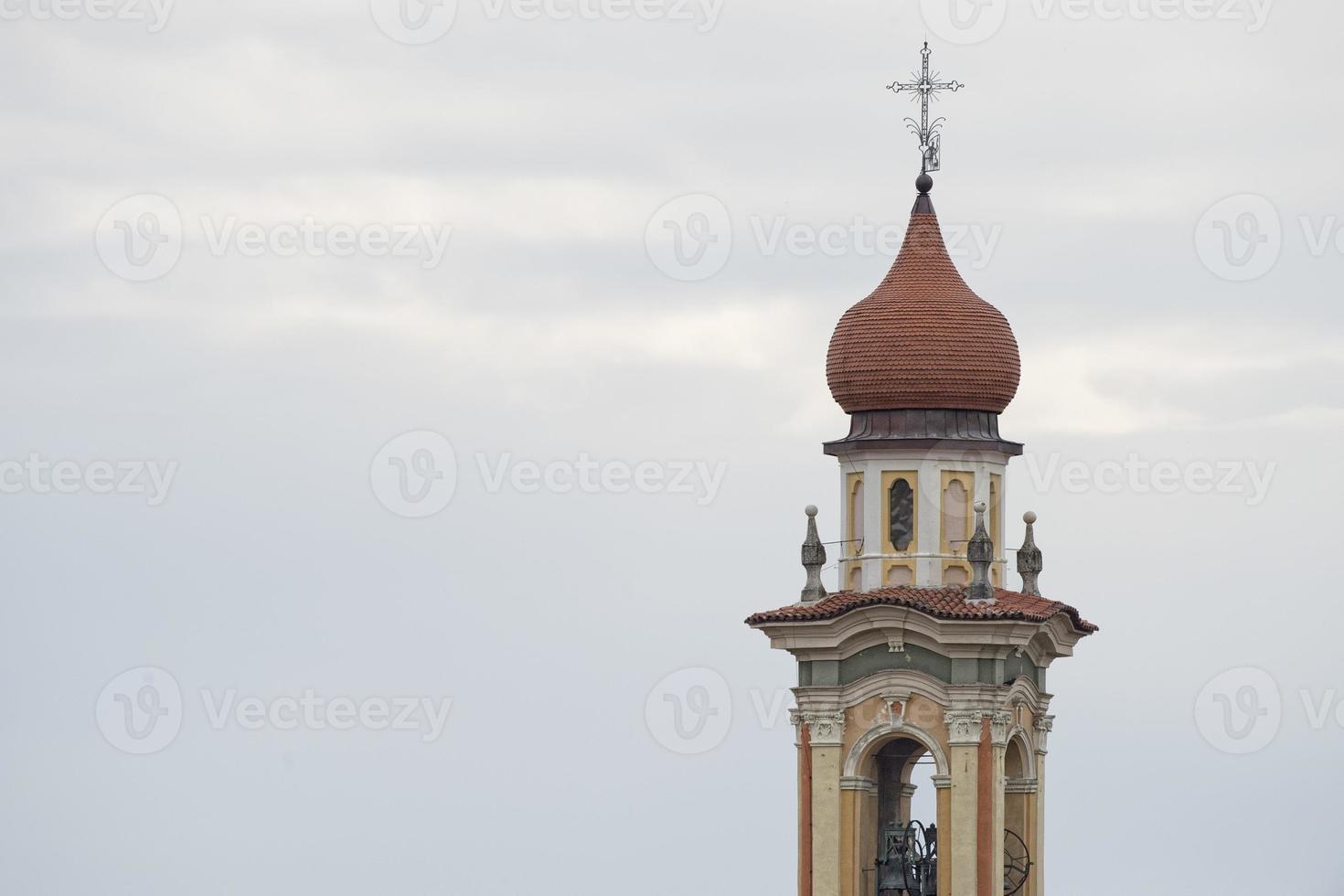 Land Dorf Kirche im Italien foto