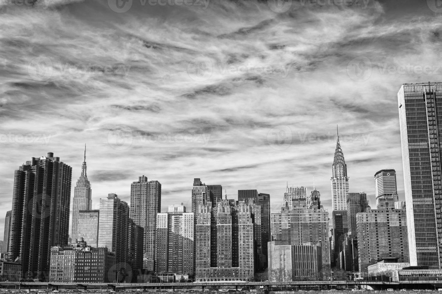 New York Manhattan Blick vom East River foto