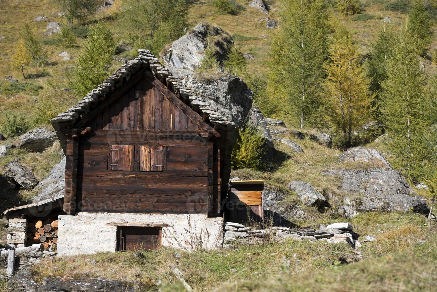 alt Holz Kabine Hütte foto