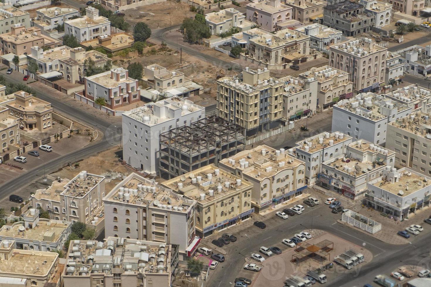 muscat arabische stadt luftaufnahme landcape foto