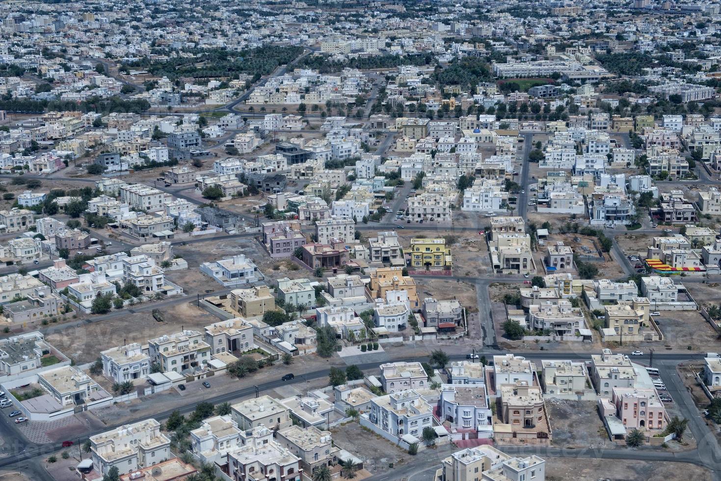 muscat arabische stadt luftaufnahme landcape foto