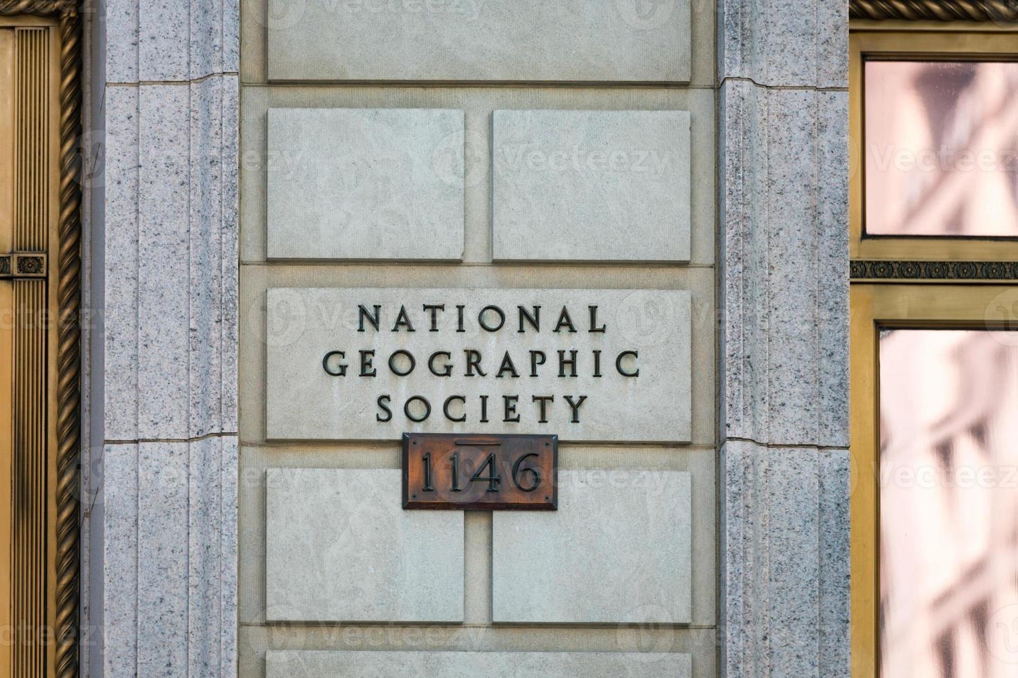 National geografisch Gebäude im Washington foto