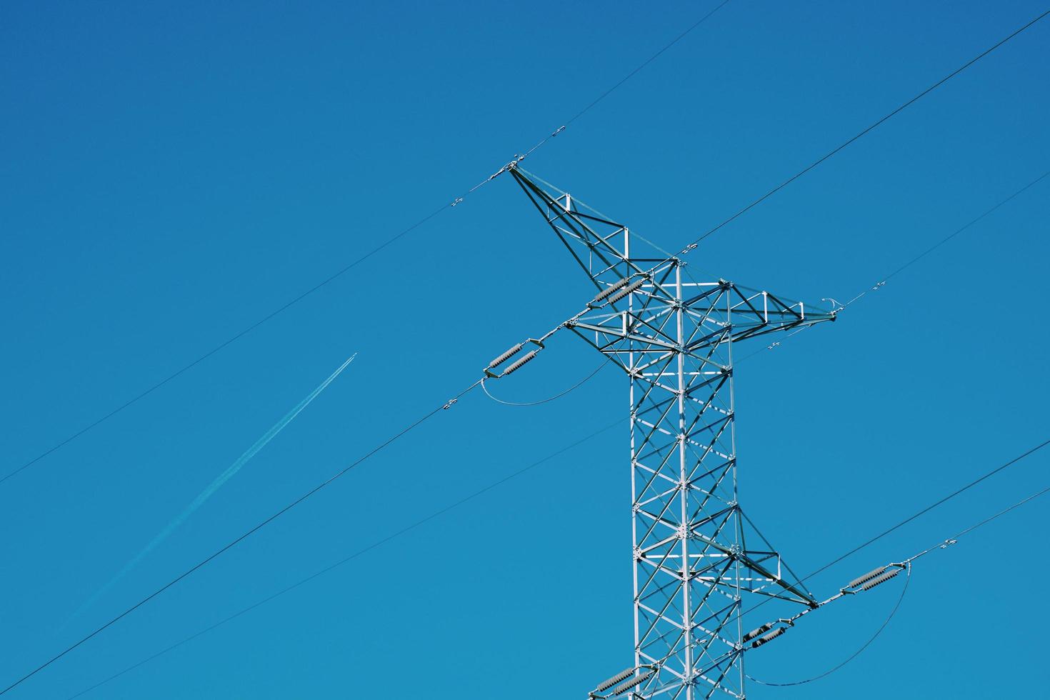 Elektrizitätsturm für die Stromversorgung foto