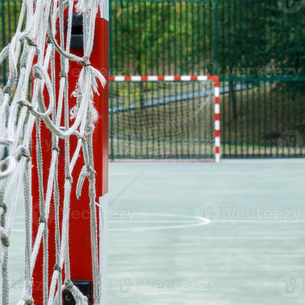 alt Fußball Tor Sport Ausrüstung foto