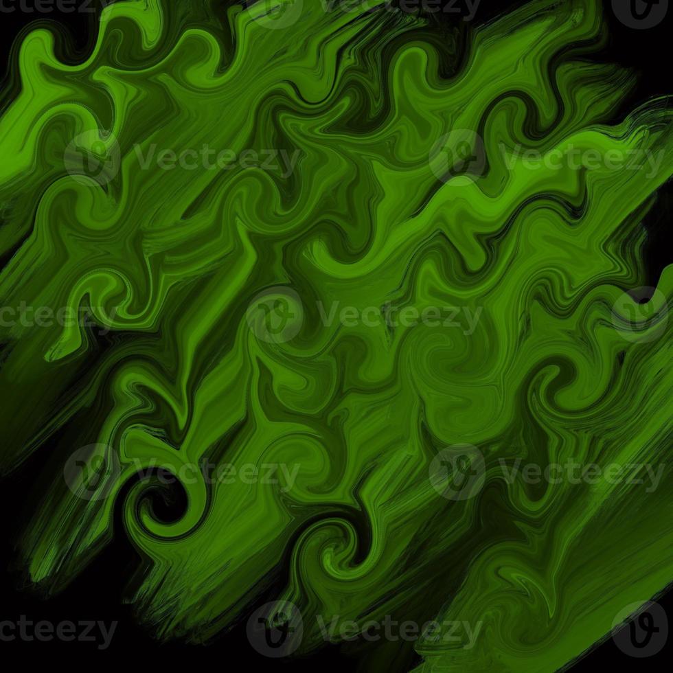 Grün Bürste im schwarz Farbe Hintergrund foto