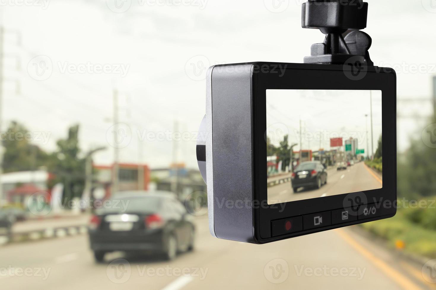 Auto-CCTV-Kamera-Videorecorder für die Fahrsicherheit auf der Straße foto