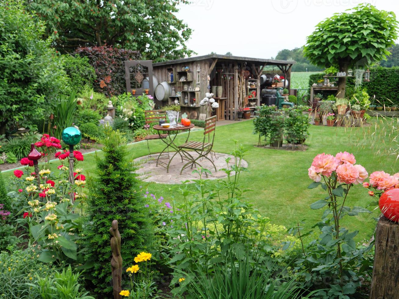 Sommerzeit im Garten foto