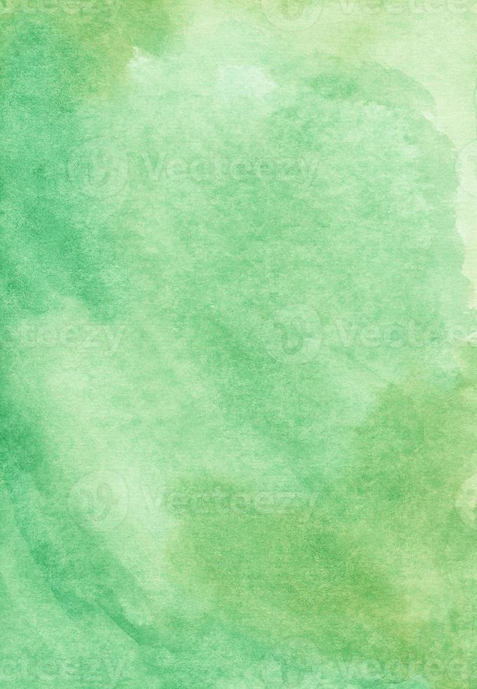 Aquarell Licht Grün Hintergrund Textur. aquarelle Minze Grün Farbe Hintergrund. Flecken auf Papier foto