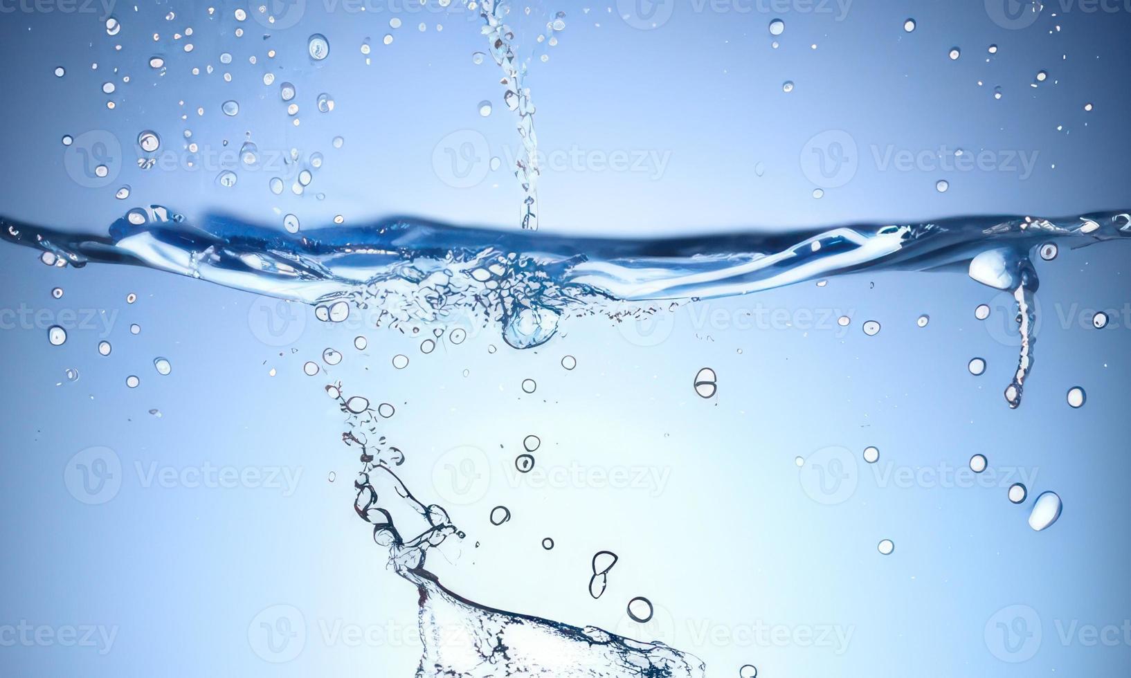 Spritzen von Wasser Hintergrund foto