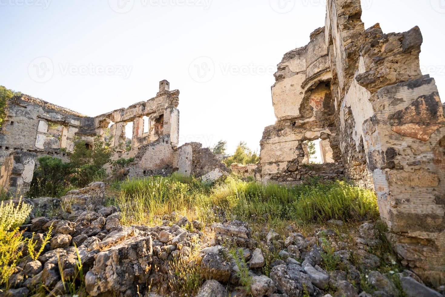 verlassen Geist Stadt, Dorf Kajakoy im Türkisch foto