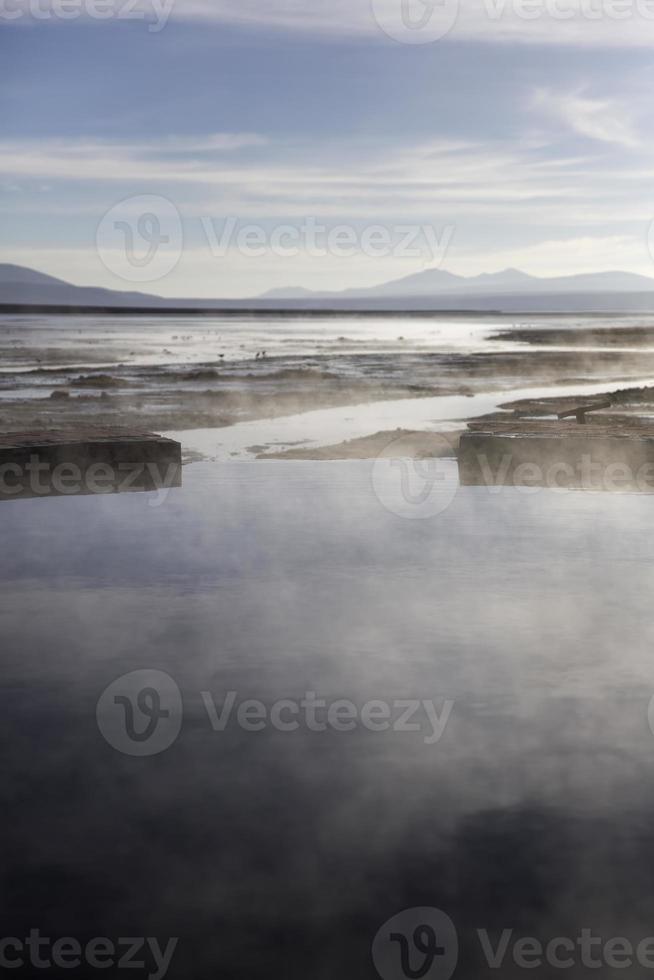 aguas terrmales de polques in bolivien foto