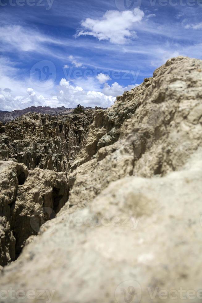 valle de la luna in bolivien foto