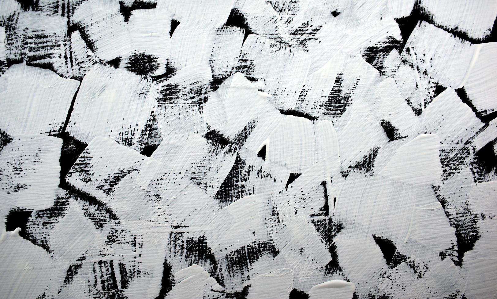 abstrakter Malereihintergrund des Schwarzweiss-Acryls foto