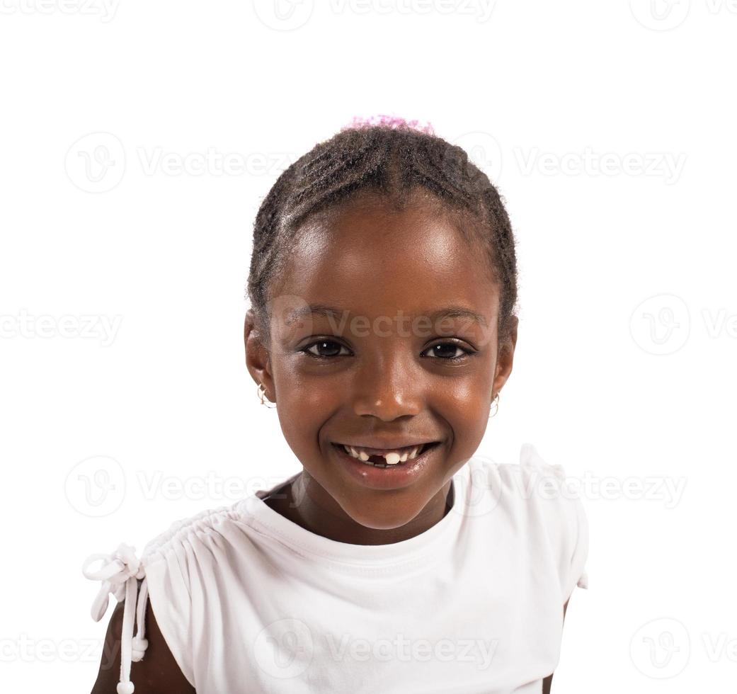 glückliches kleines Mädchen foto