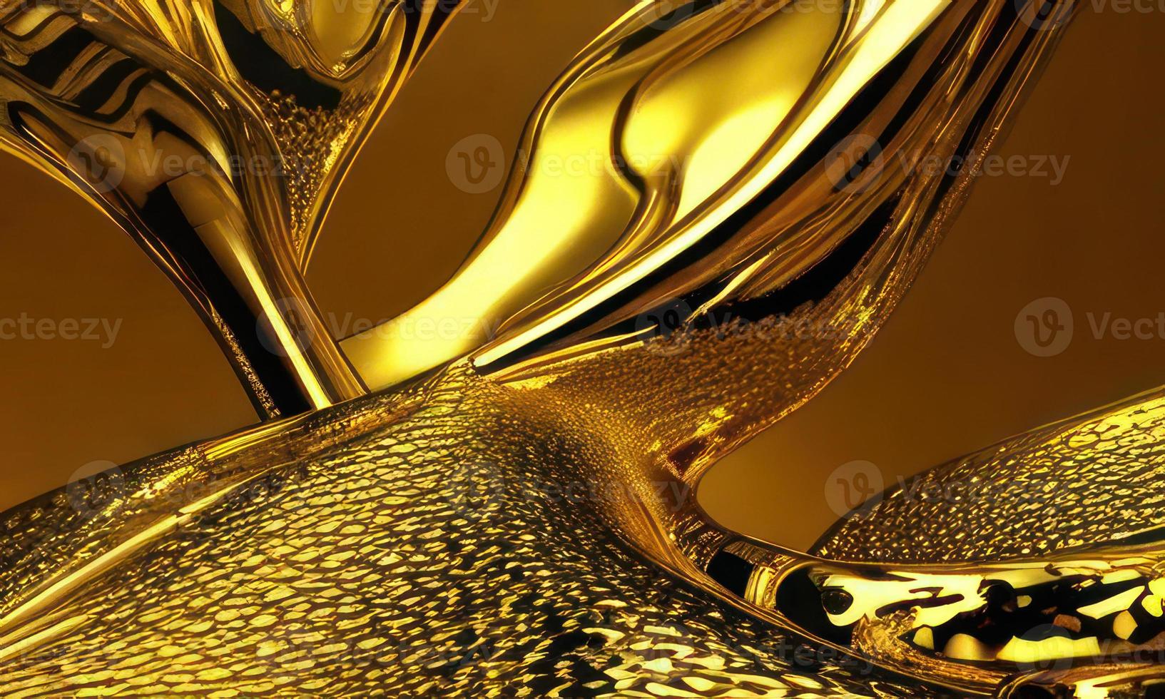 Gold fließen Hintergrund foto