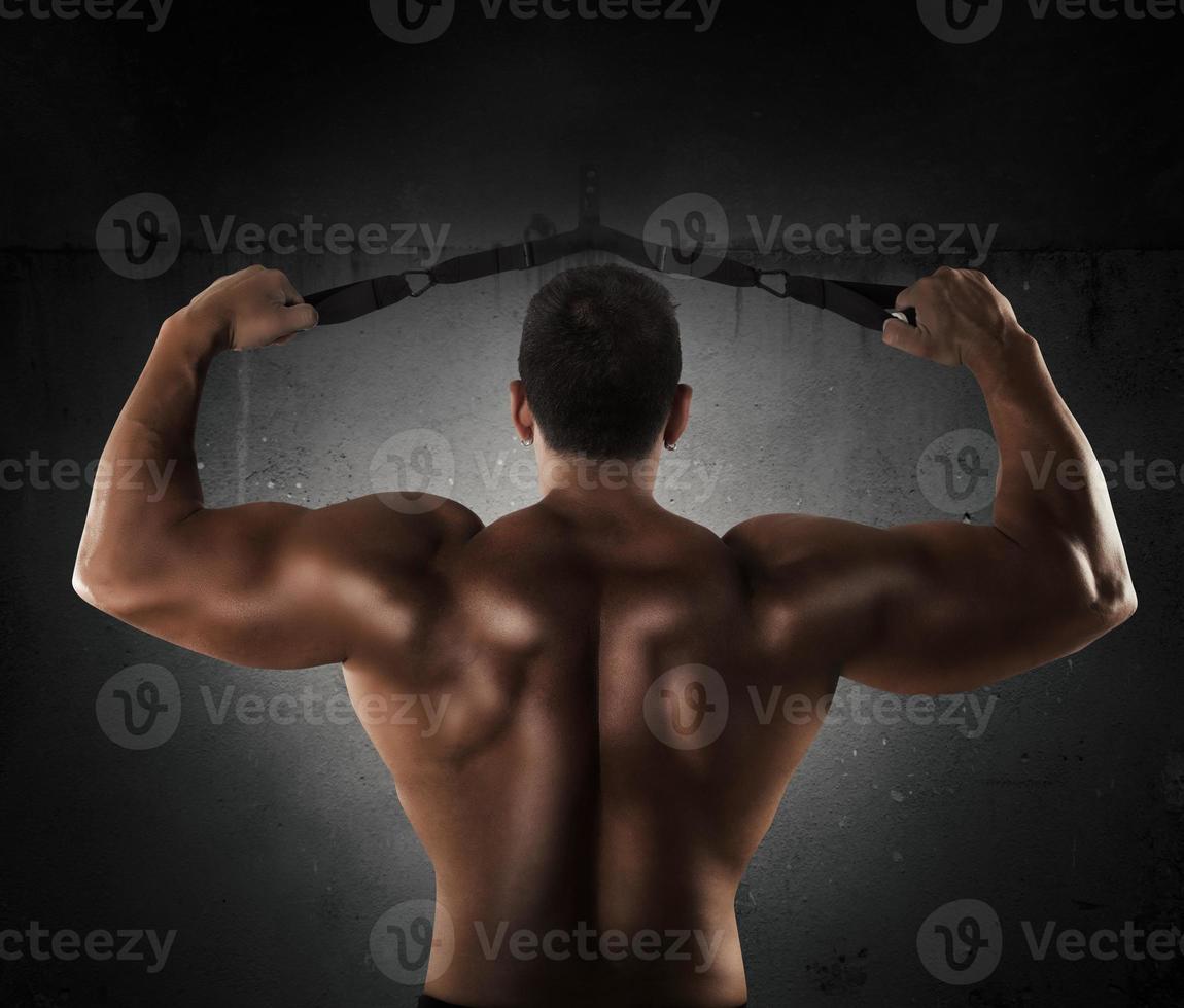 Schulter Muskeln mit trx foto