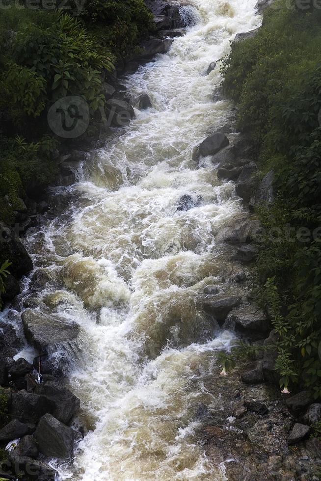 Urubamba Fluss in Peru foto