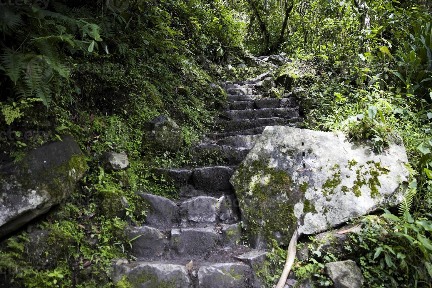 machu picchu in peru foto