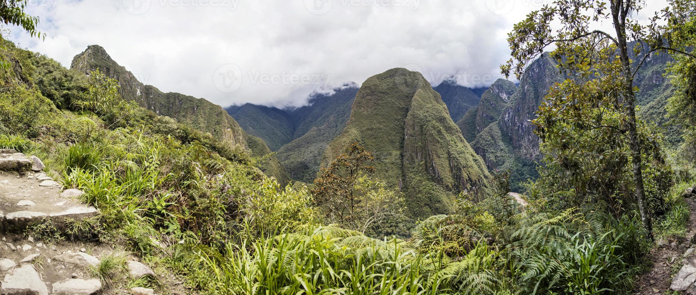 machu picchu in peru foto