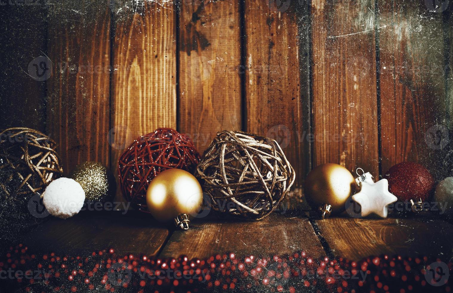 Weihnachten Grunge Dekoration Hintergrund foto